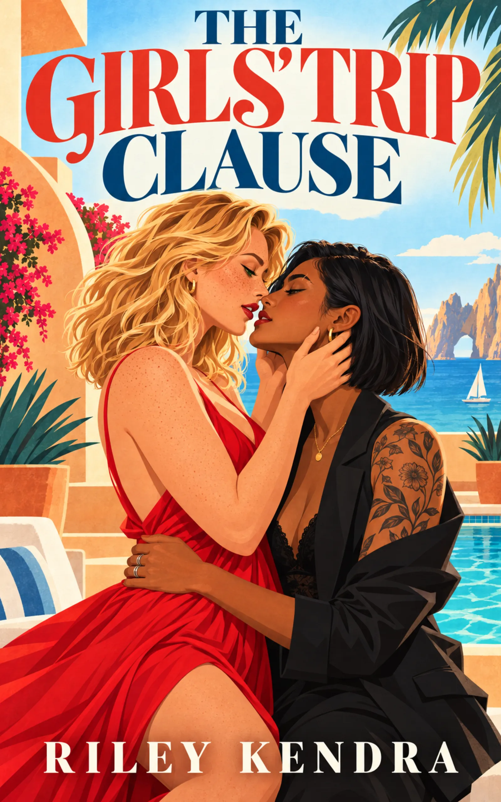 The Girls' Trip Clause book cover by Riley Kendra