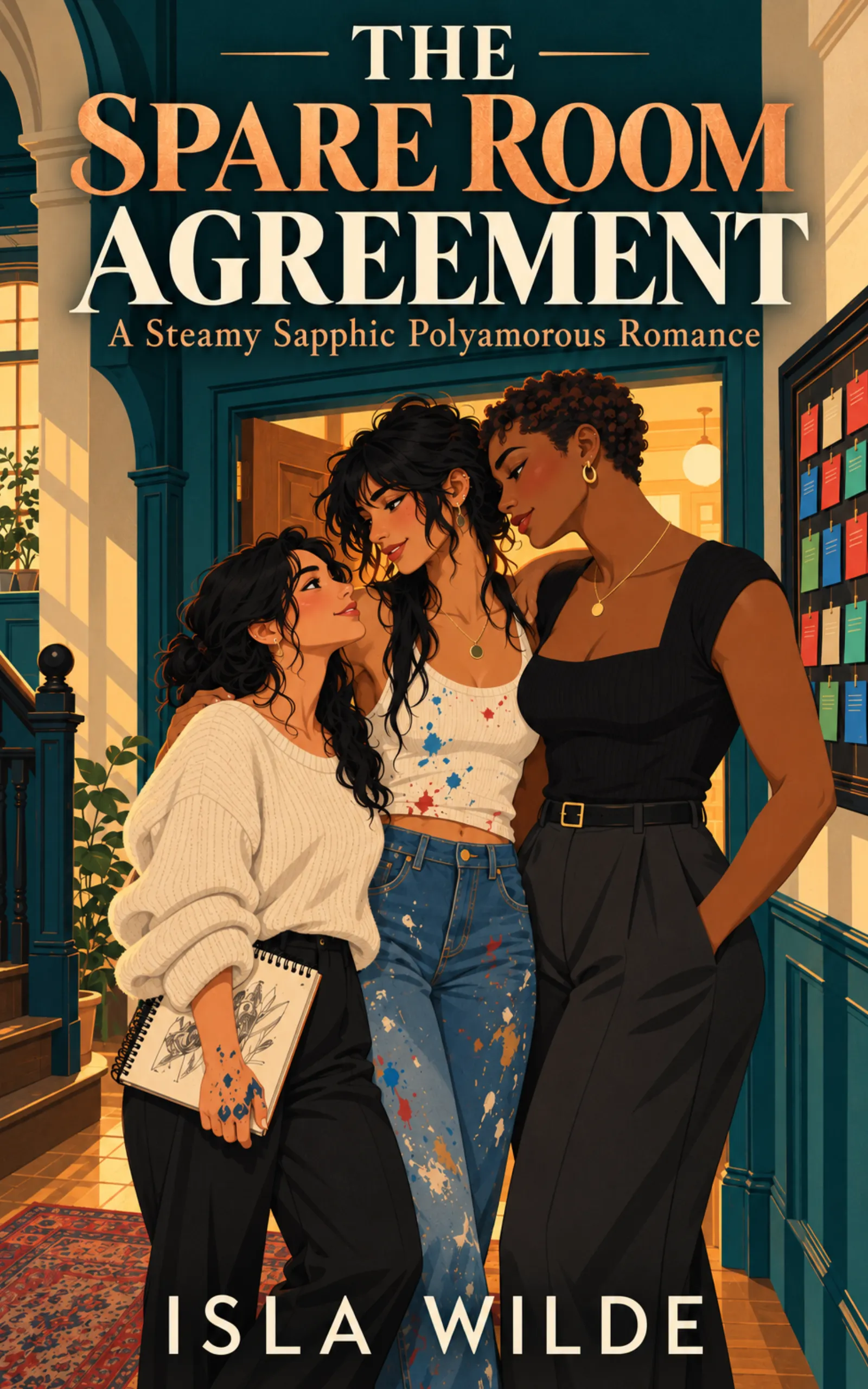 The Spare Room Agreement book cover by Isla Wilde